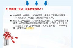 400电话资费：400业务办理费用